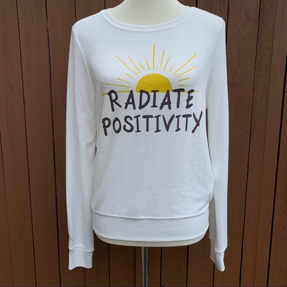 Wild fox | NWT Size Small Radiate Positivity Long Sleeve Top - Picture 12 of 16